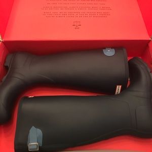 Hunter Boots Navy/Pale Air Force